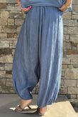 Cyril Crinkle Balloon Pant Denim